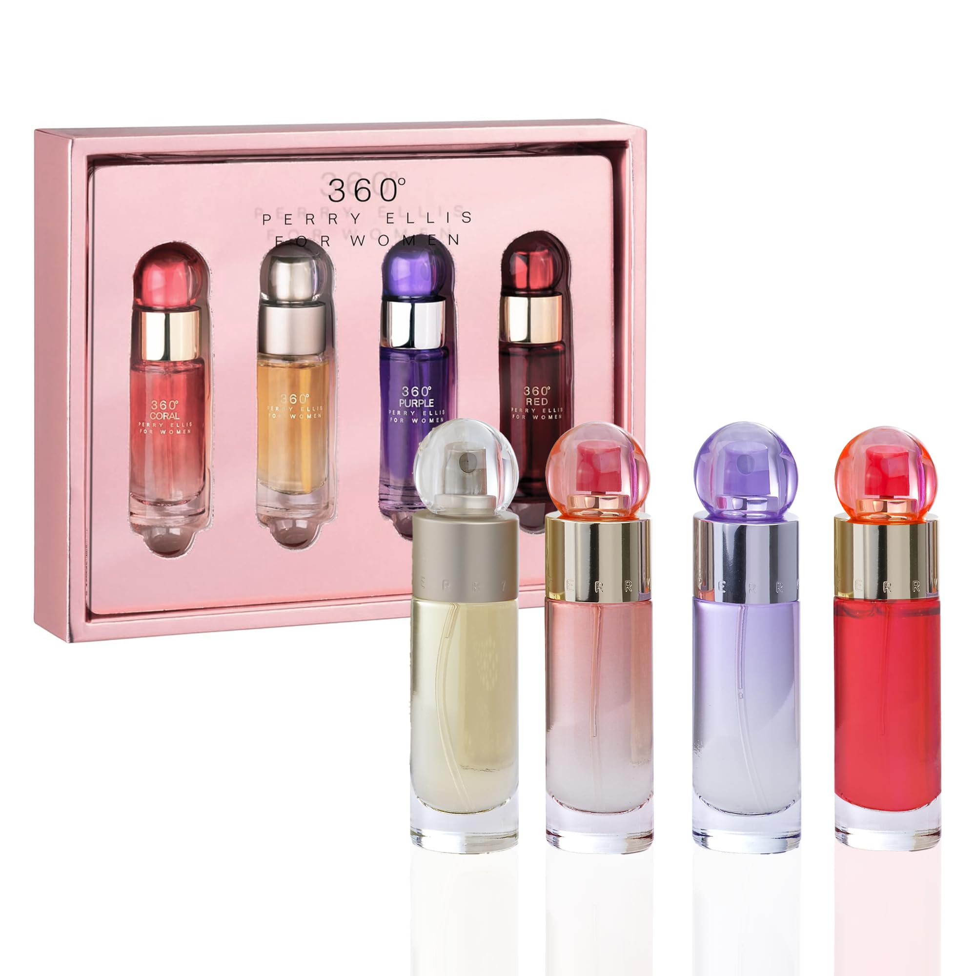 Amazon.com: Perry Ellis 360° for Women 4-Piece Gift Set, 360
